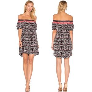 Sanctuary Stella Ruffle Off The Shoulder Dress